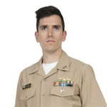 Military portrait of LT Casey in uniform