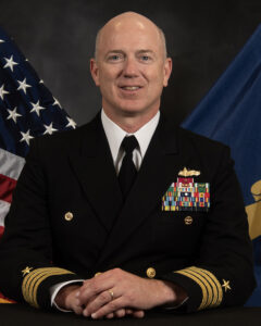 Military portrait of CAPT Randy Van Rossum in uniform
